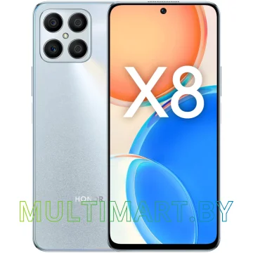 Смартфон HONOR X8 6GB/128GB международная версия (титановый серебристый)